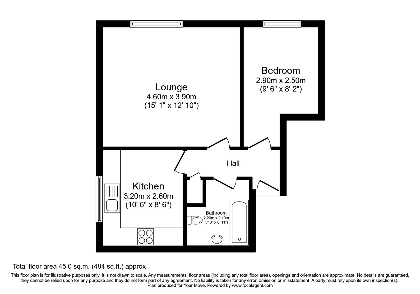 1 bed flat for sale in Minster Lodge, Edith Road, Ramsgate, Kent CT11