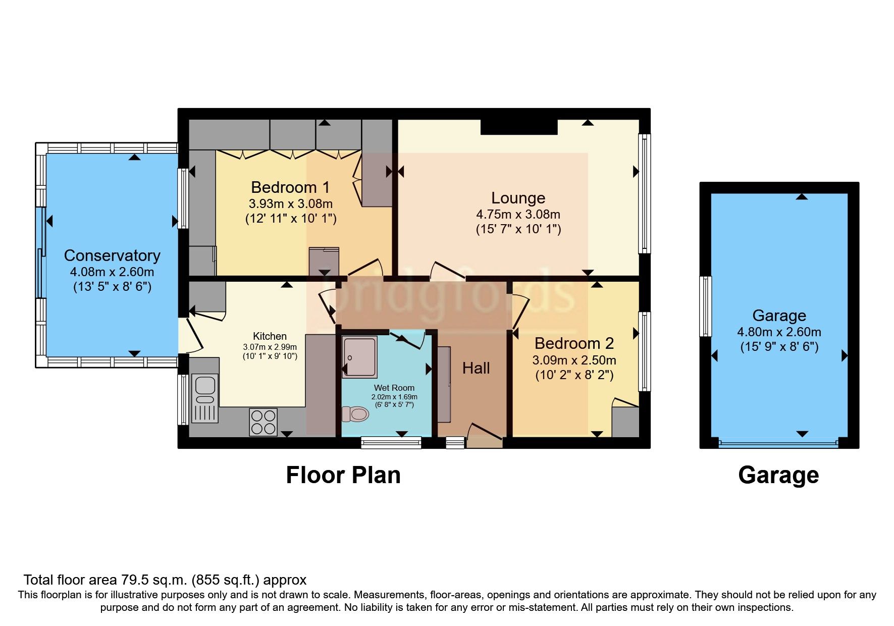 2 bed bungalow for sale in Cedar Avenue, Euxton, Chorley, Lancashire