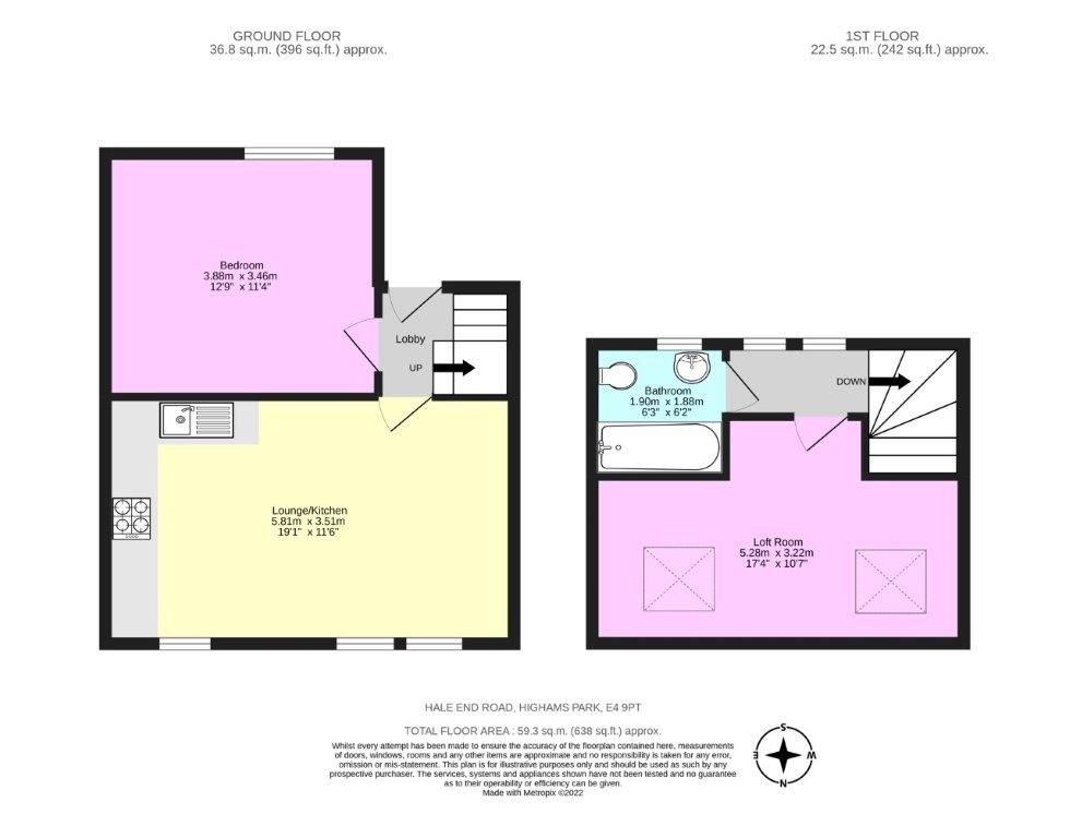 2 bed flat for sale in Hale End Road, London E4 Zoopla