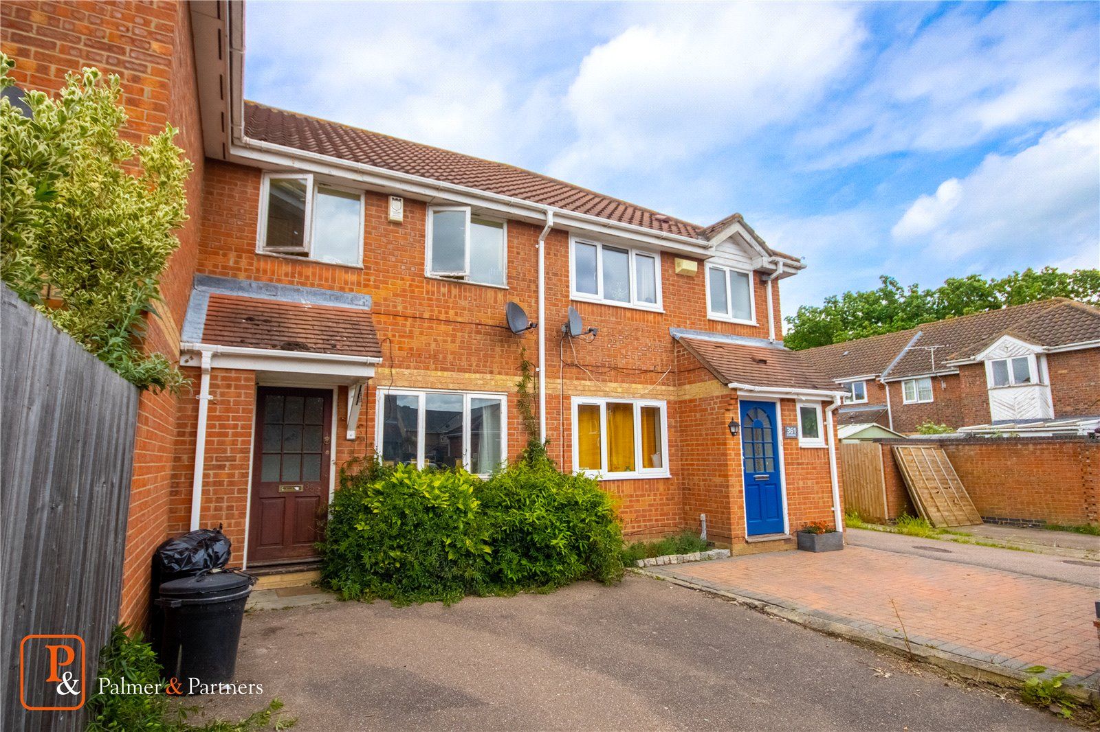 2 bed terraced house for sale in Chinook, Highwoods, Colchester, Essex