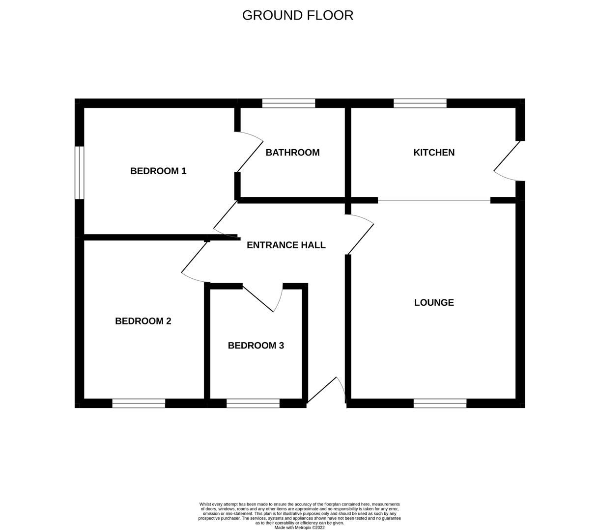 3 bed detached bungalow for sale in Beaumonde, HoltonLeClay, Grimsby