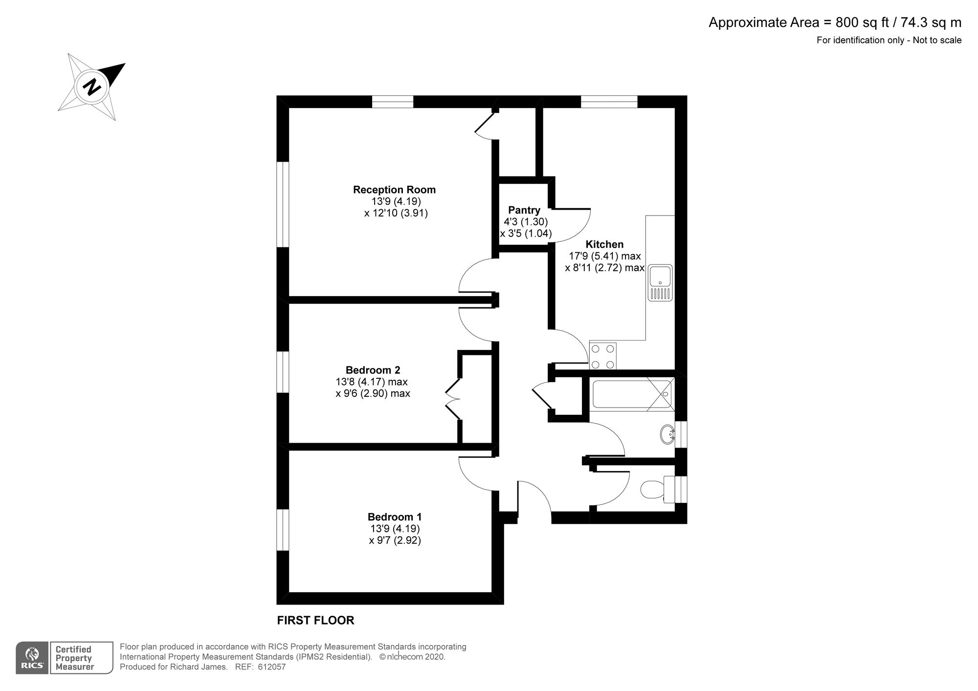 2 bed flat to rent in Pound Close, Lyneham, Chippenham, Wiltshire SN15