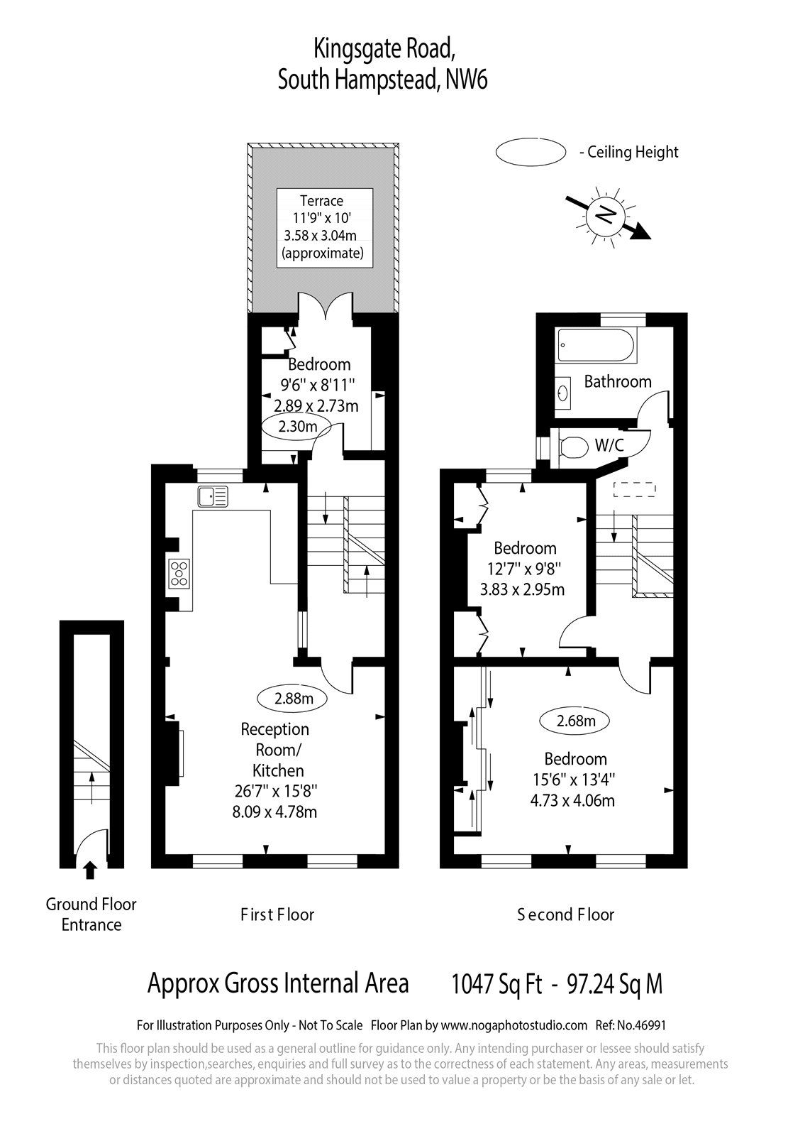 3 bed flat for sale in Kingsgate Road, West Hampstead NW6 Zoopla