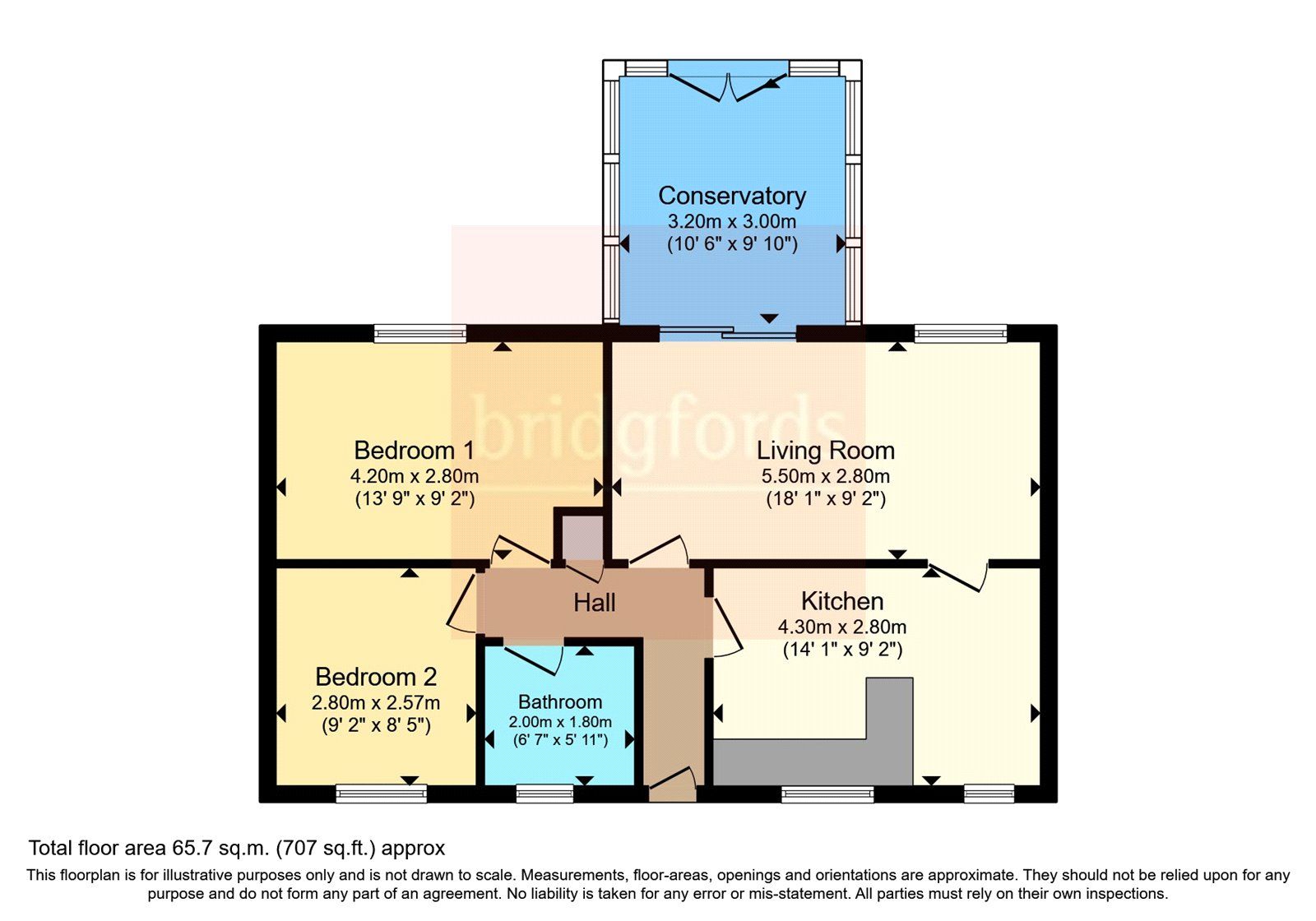 2 bed bungalow for sale in Edward Street, Bamber Bridge, Preston