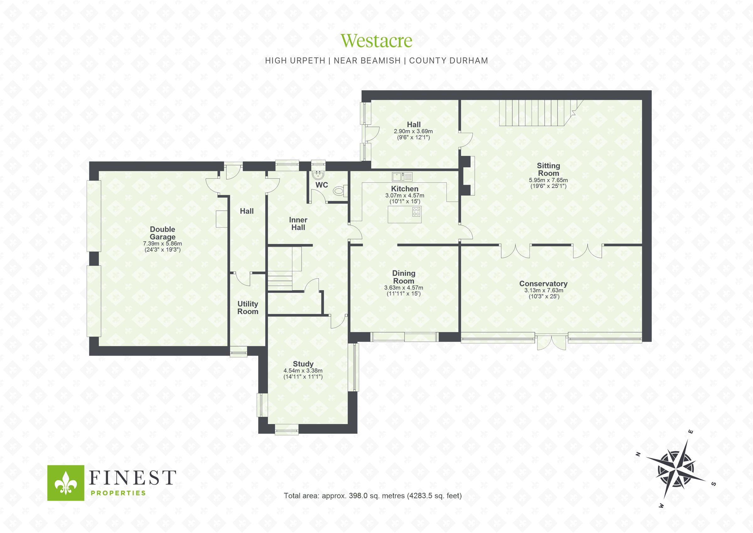 5 bed country house for sale in Westacre, High Urpeth, Near Beamish