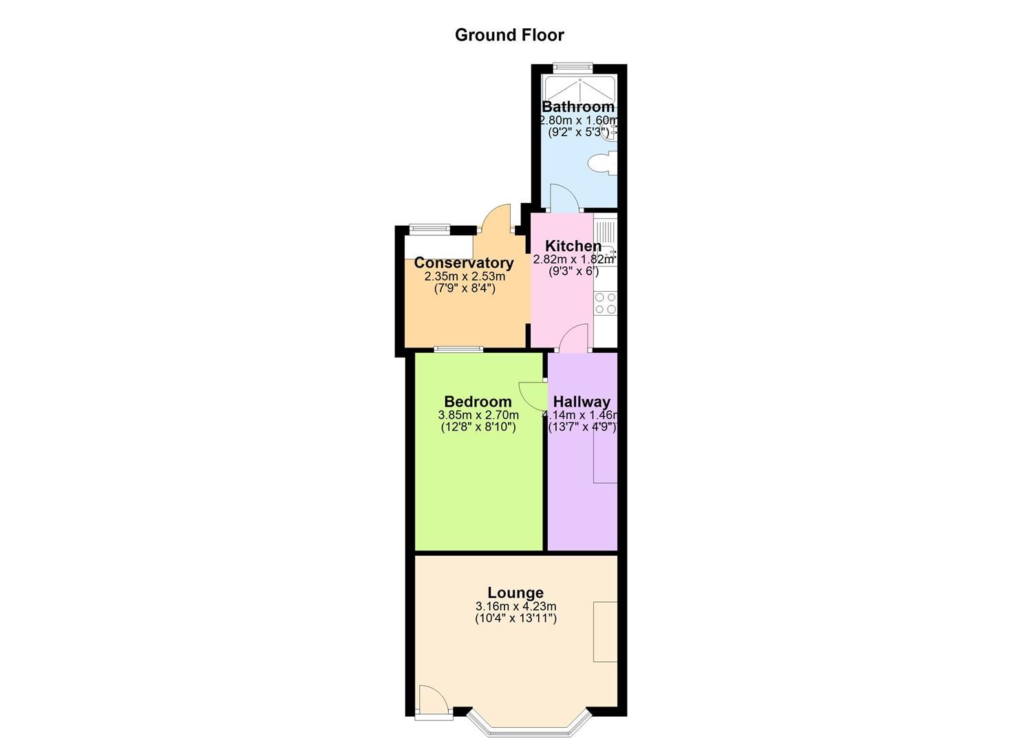 1 bed flat to rent in Richmond Road, Gillingham ME7 Zoopla