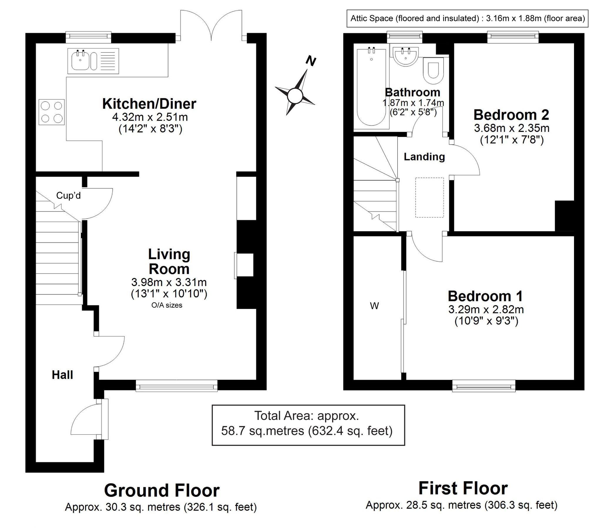 2 bed terraced house for sale in 14 South Gyle Park, Edinburgh EH12