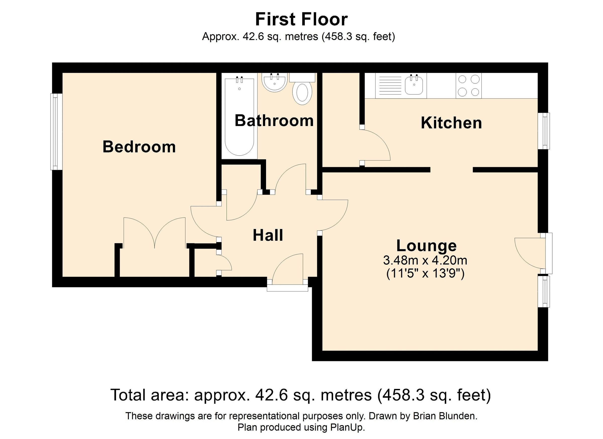 1 bed flat to rent in Holmbury Grove, Featherbed Lane, Forestdale