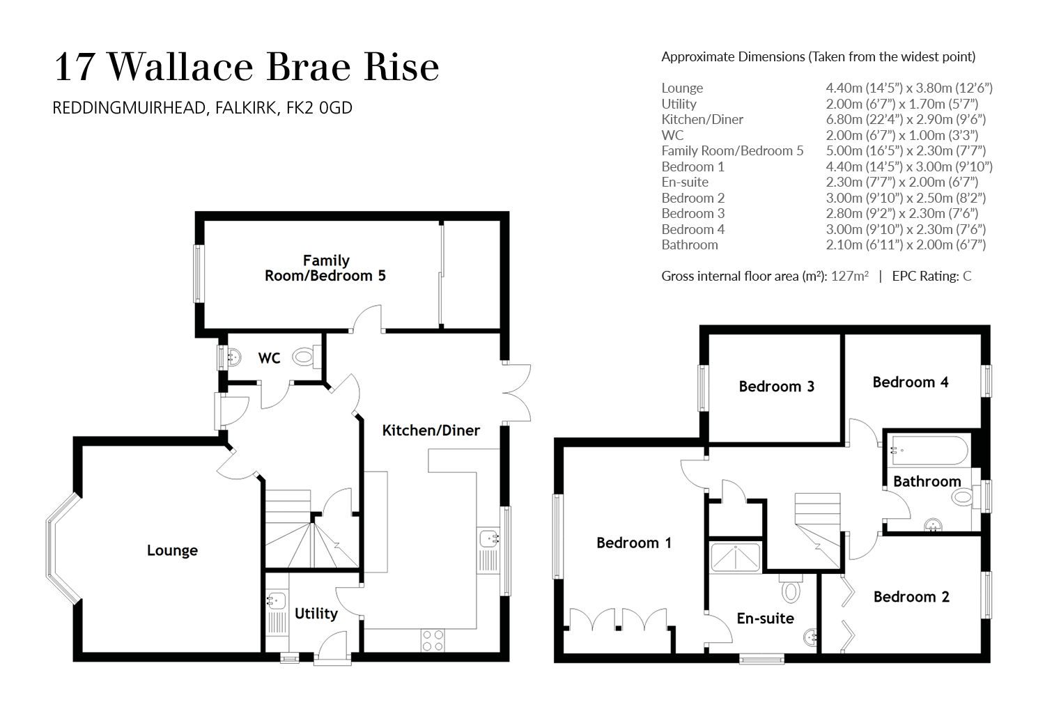 4 bed detached house for sale in Wallace Brae Rise, Reddingmuirhead, Falkirk FK2 Zoopla