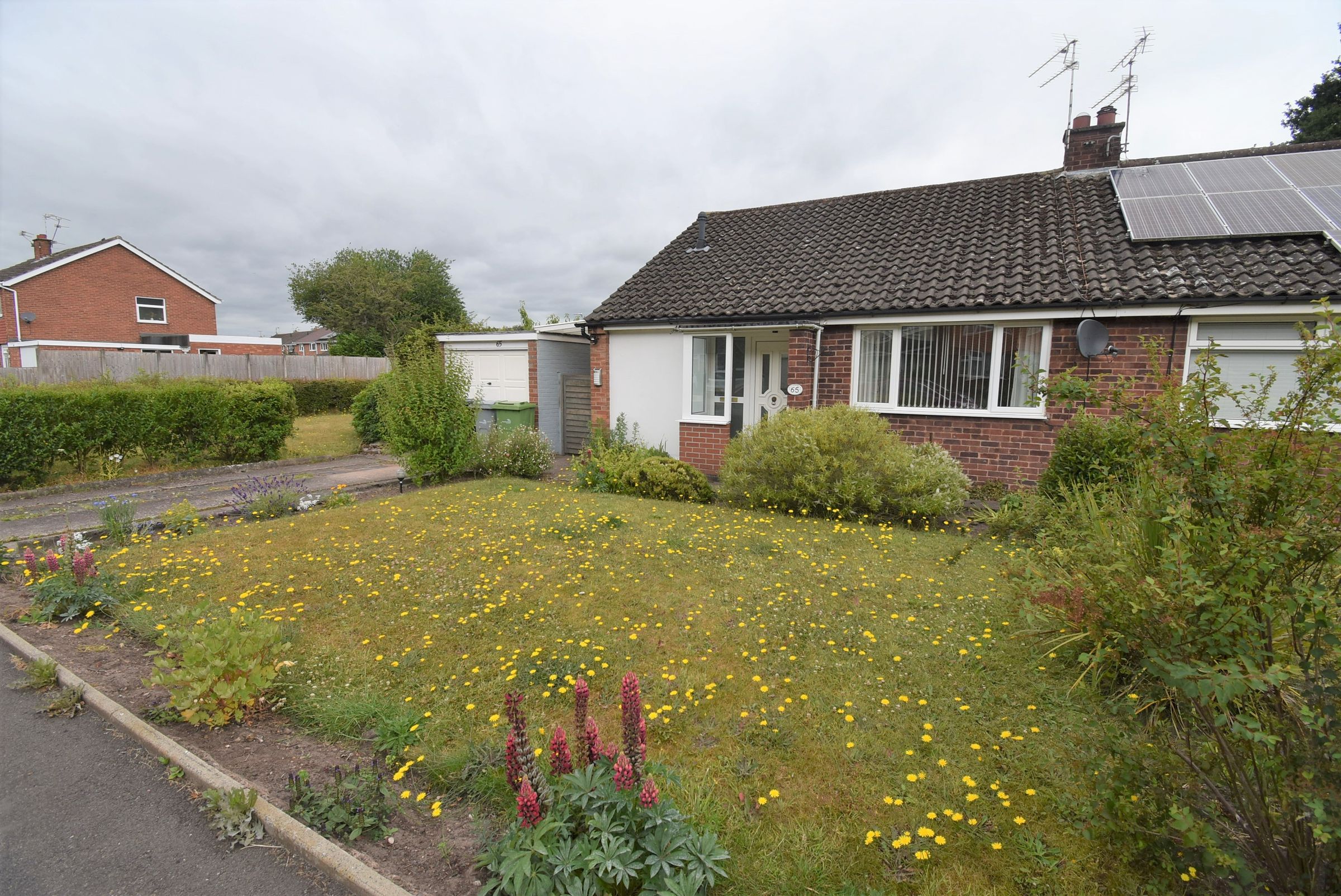 2 bed semidetached bungalow to rent in Harpur Crescent, Alsager, Stoke