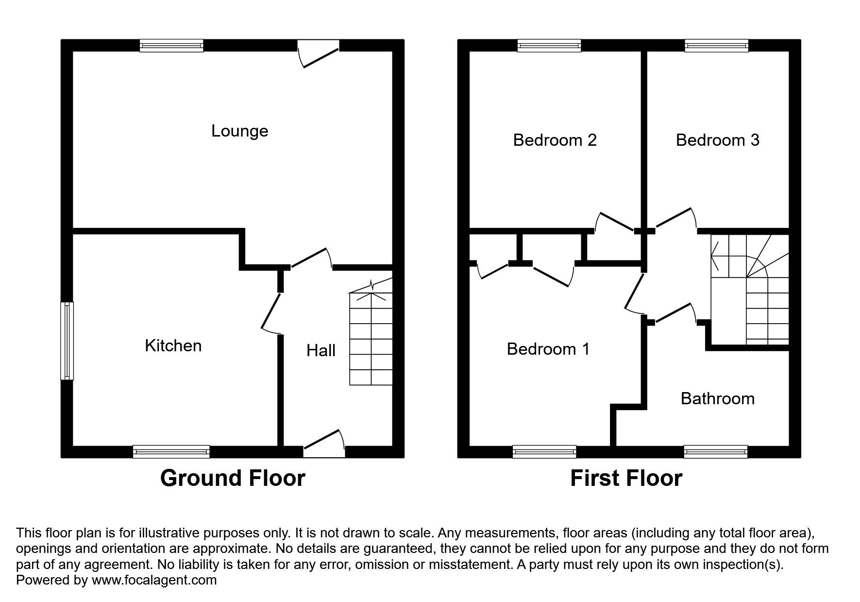2 bed terraced house for sale in Telford Road, The Murray, East