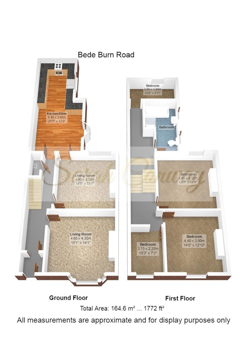 4 bed terraced house for sale in Bede Burn Road, Jarrow NE32 Zoopla