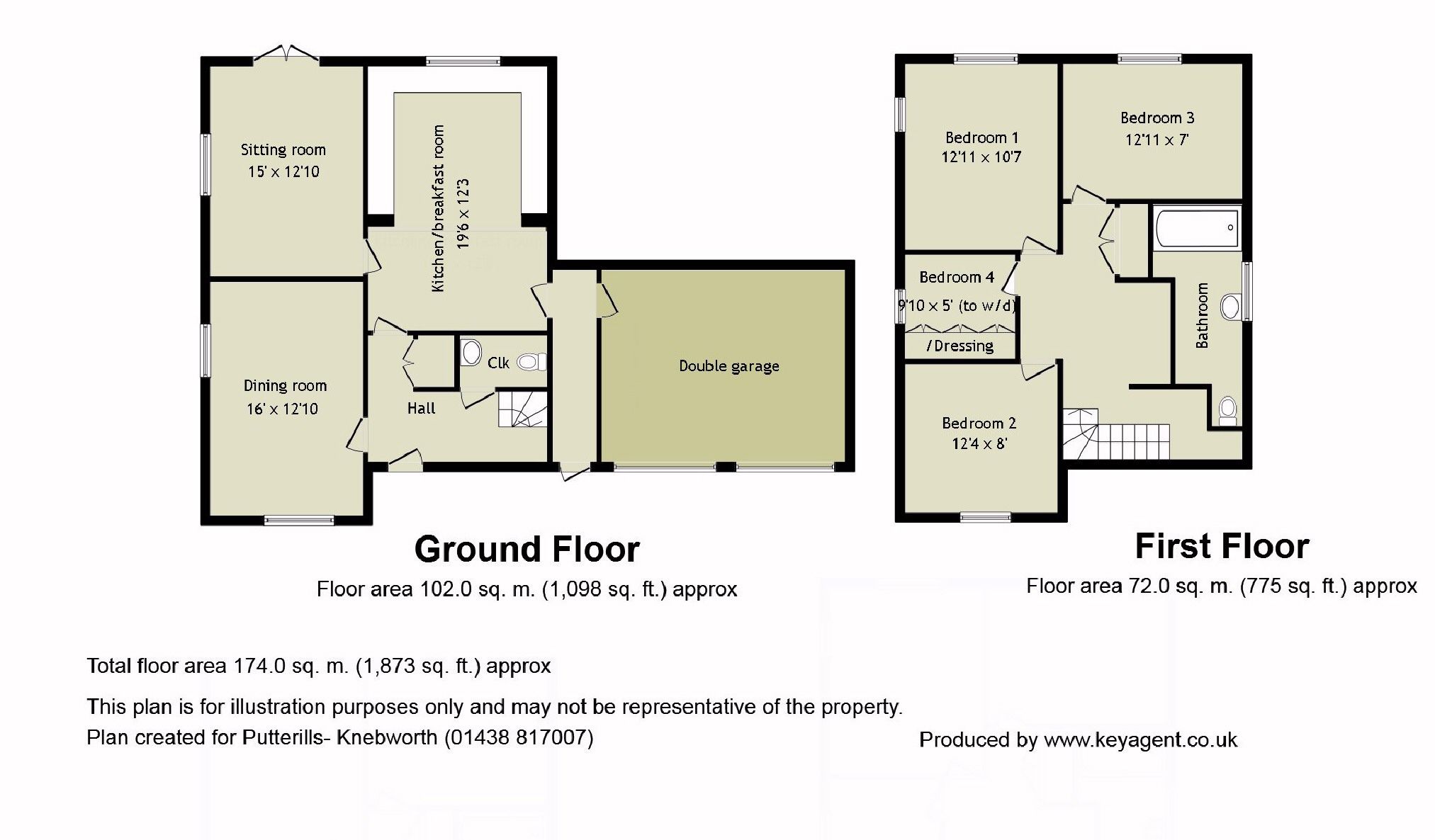 4 bed detached house for sale in Stevenage Road, Knebworth