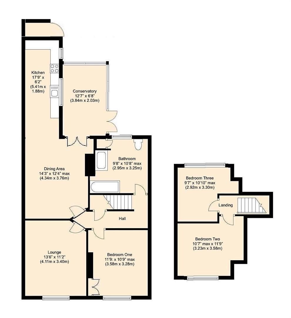 4 bed semidetached bungalow for sale in Bruxby Street, Syston
