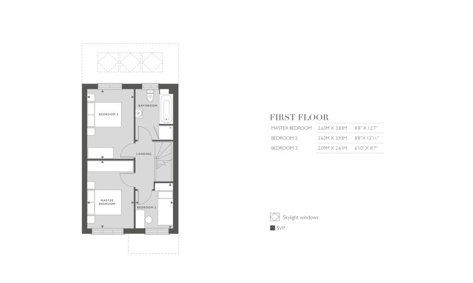 New home, 3 bed semidetached house for sale in Roman Road, Blackburn