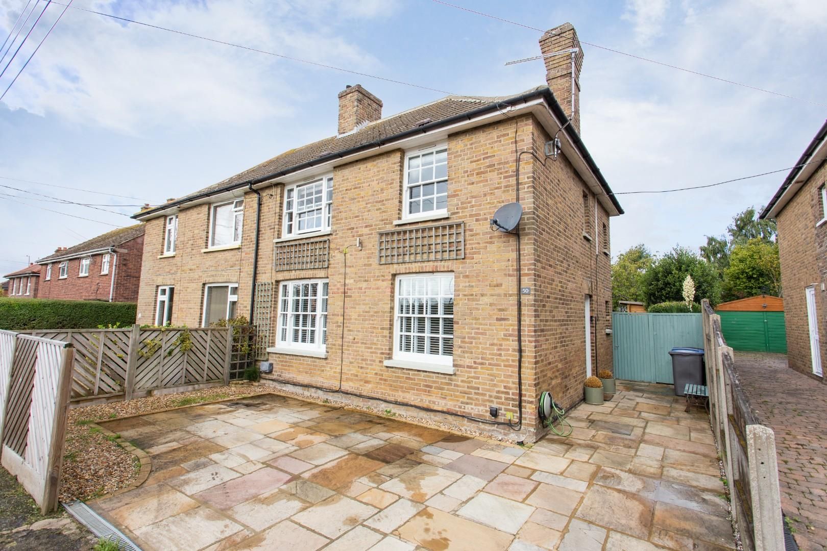 4 bed semidetached house for sale in Chequer Lane, Ash, Canterbury CT3