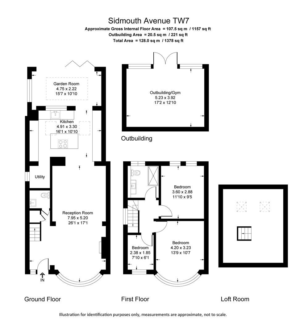 3 bed semi-detached house for sale in Sidmouth Avenue, Isleworth TW7 ...