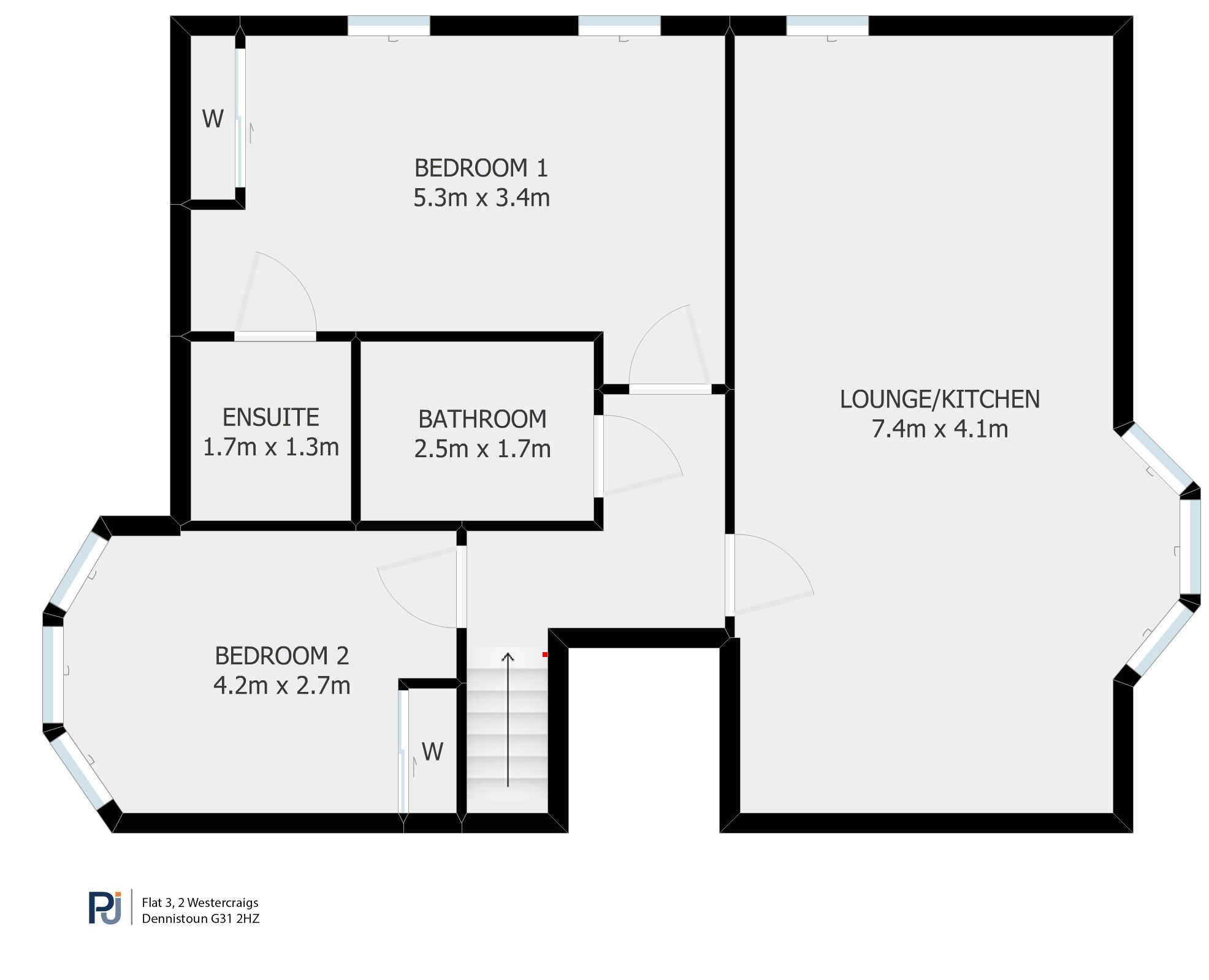 2 bed town house for sale in Westercraigs Court, Dennistoun, Glasgow