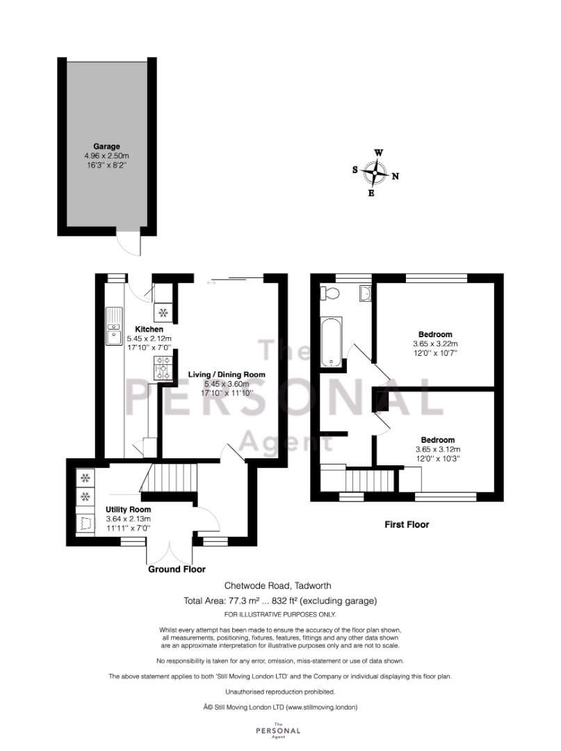 2 bed terraced house for sale in Chetwode Road, Tadworth KT20 Zoopla
