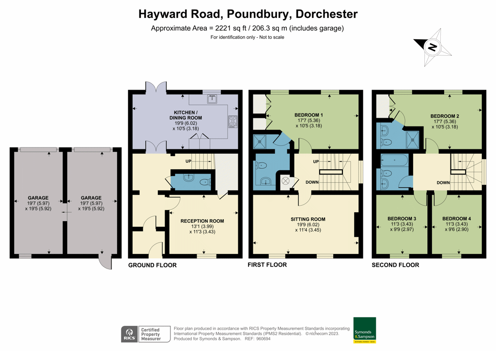 4 bed semidetached house for sale in Hayward Road, Poundbury