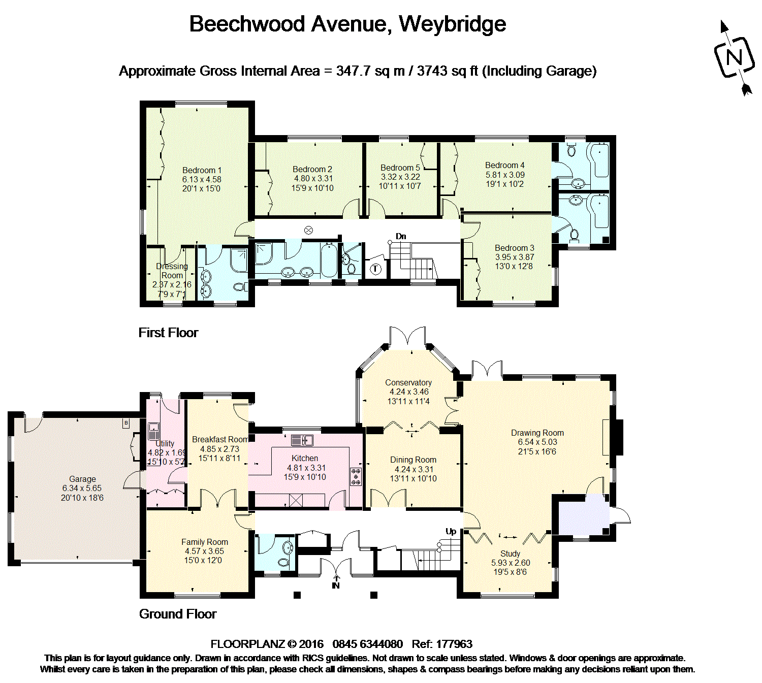 5 bed detached house for sale in Beechwood Avenue, Weybridge, Surrey
