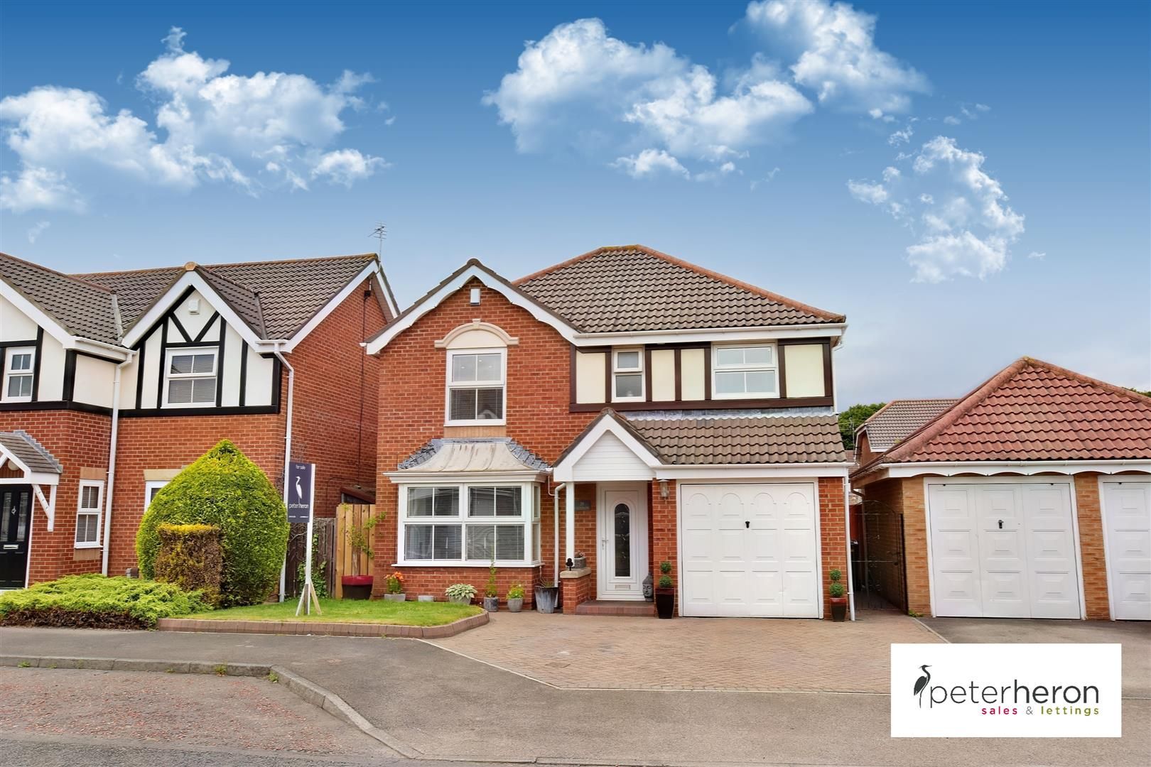 4 bed detached house for sale in Lacebark, Burdon Vale, Sunderland SR3