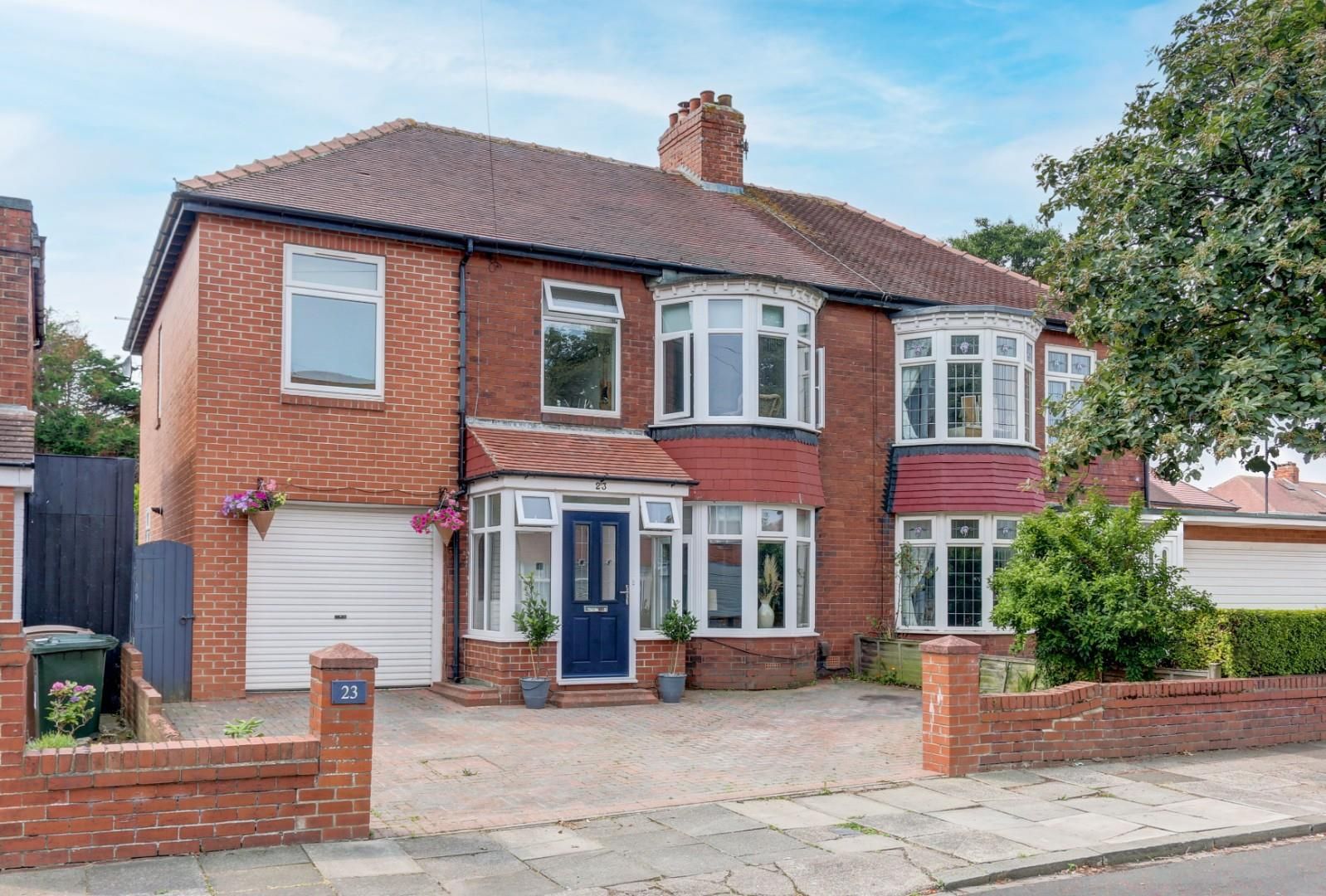 4 bed semidetached house for sale in Holystone Avenue, Whitley Bay