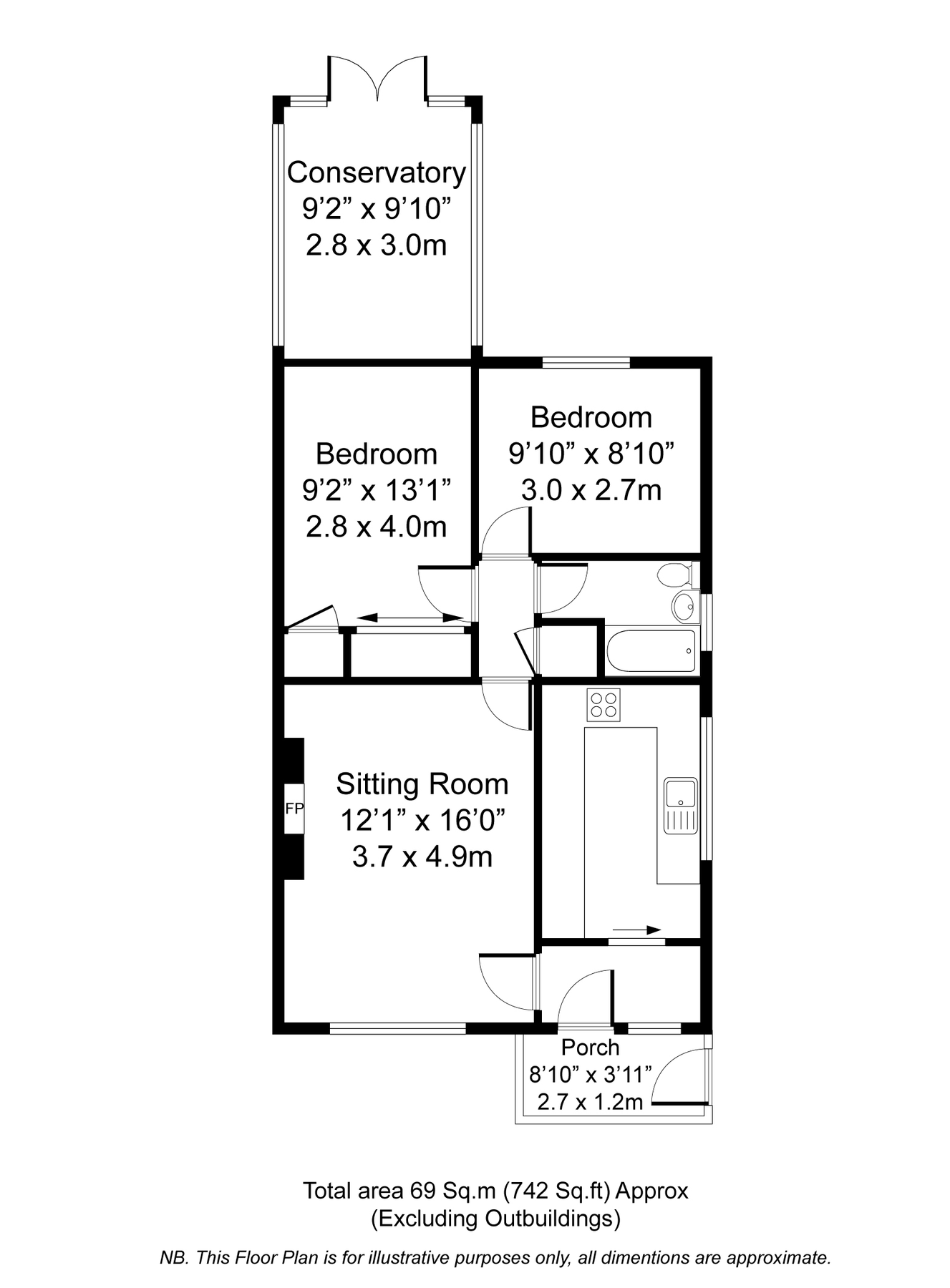 2 bed semidetached bungalow for sale in Weston Lane, Totnes TQ9 Zoopla