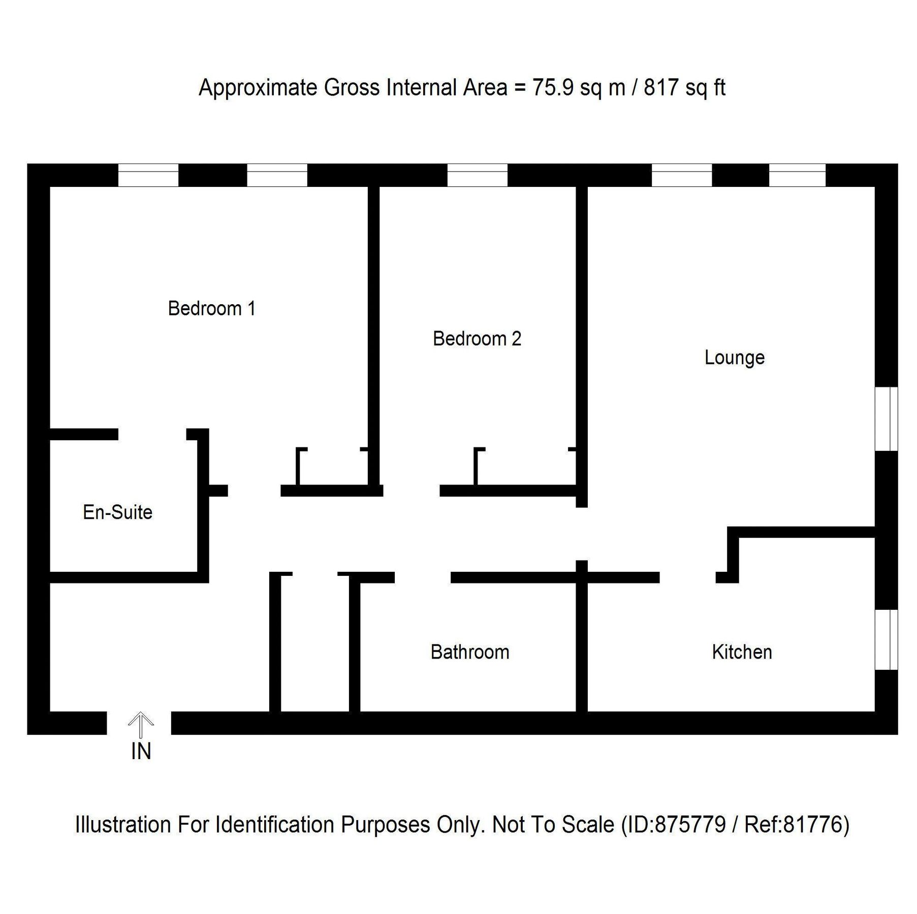 2 bed flat for sale in Springbank Gardens, Dunblane FK15 Zoopla