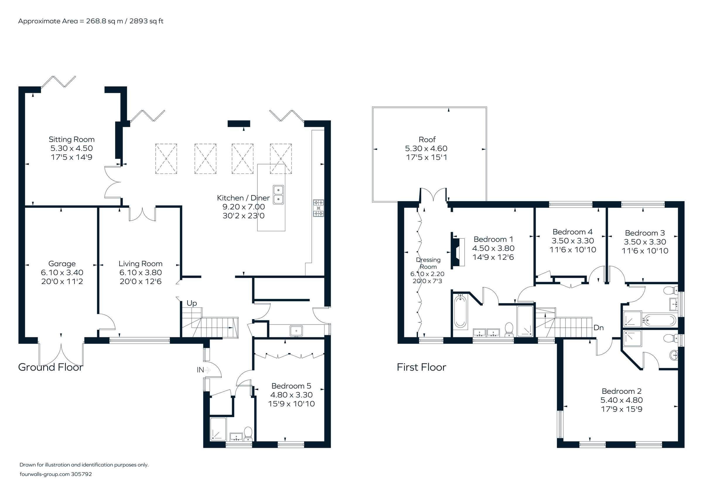 5 bed detached house for sale in Abbey Avenue, St. Albans