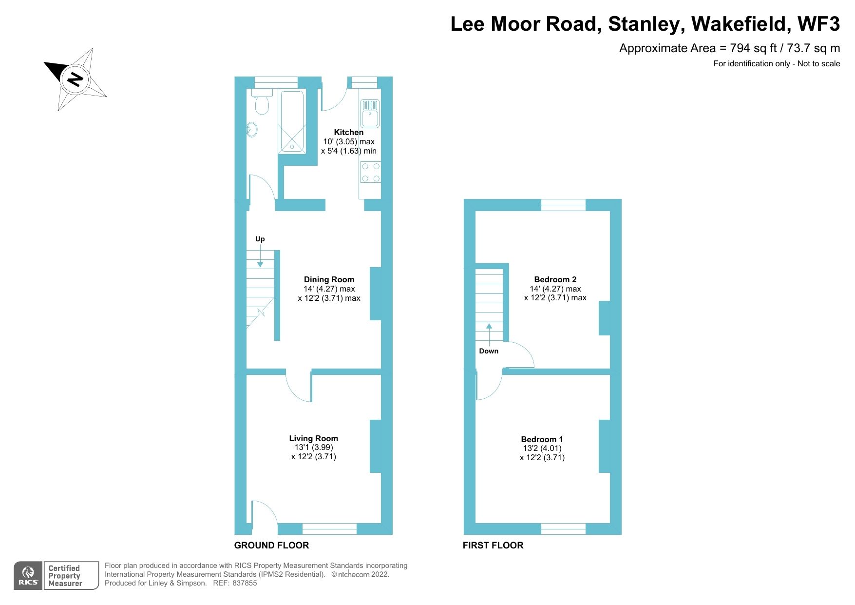 2 bed detached house for sale in Lee Moor Road, Stanley, Wakefield