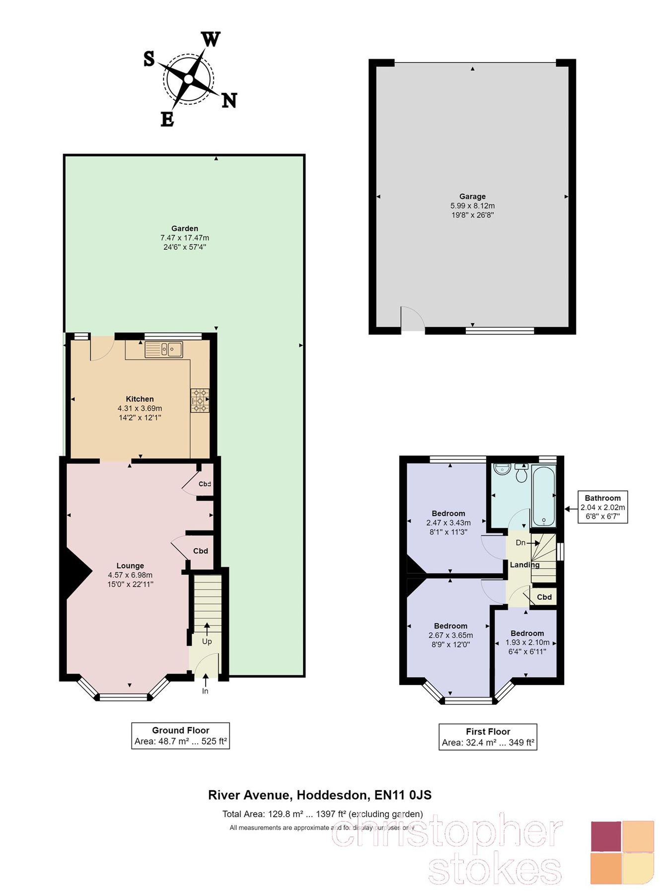 3 bed semidetached house for sale in River Avenue, Hoddesdon EN11 Zoopla
