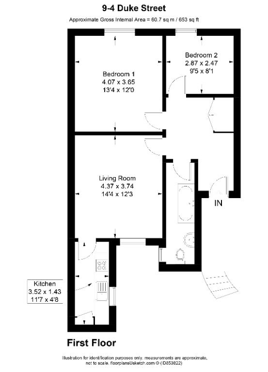 2 bed flat for sale in Duke Street, Hawick TD9 Zoopla