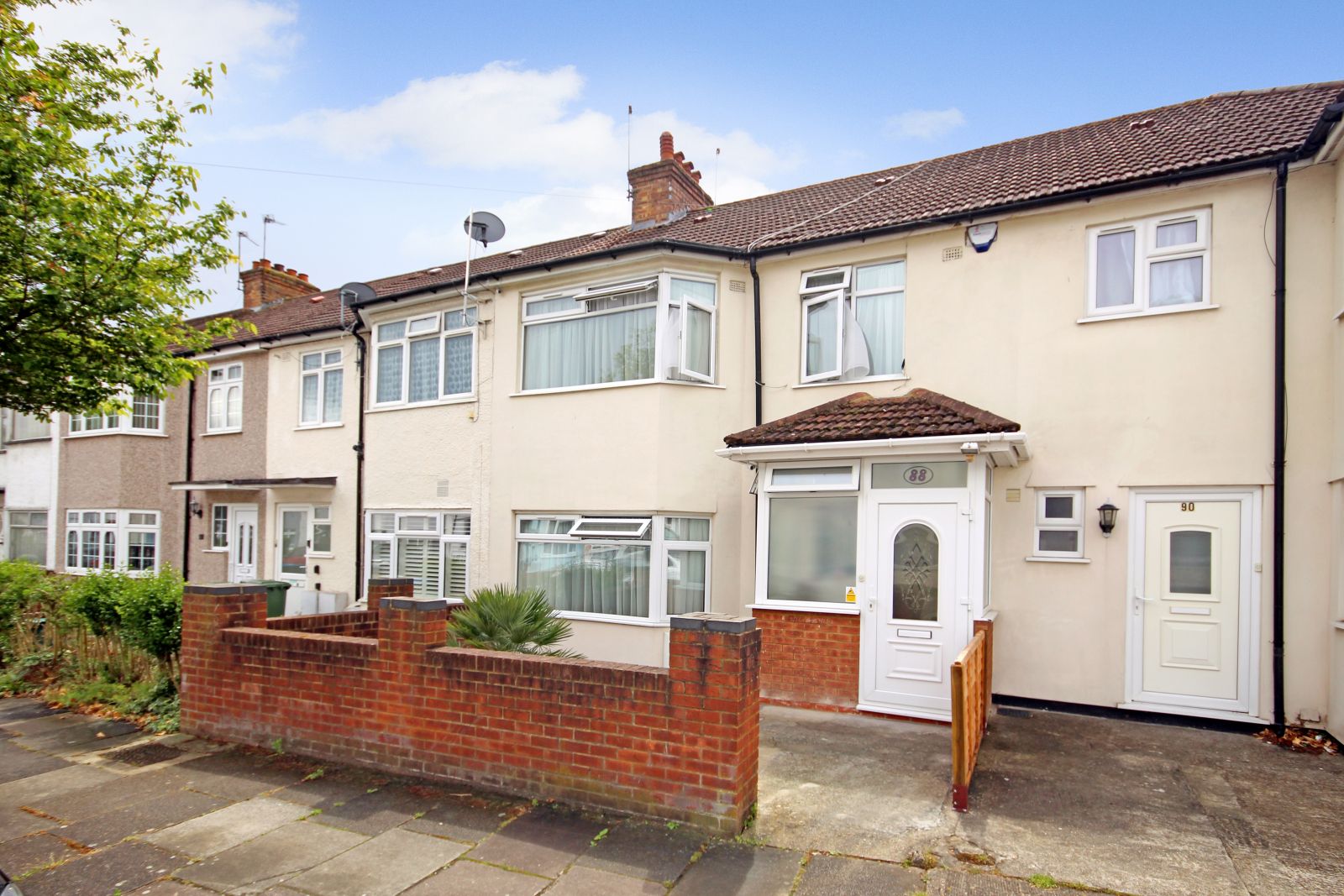 3 bed terraced house for sale in Central Road, Wembley, Middlesex HA0