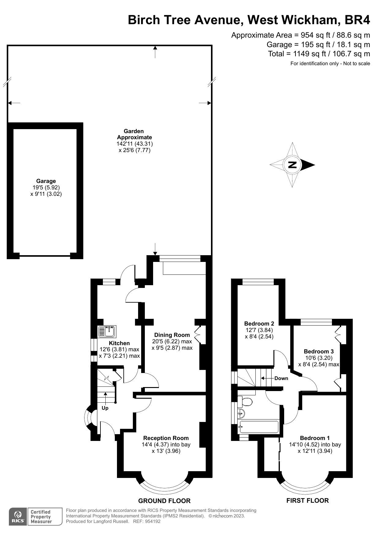 3 bed semidetached house for sale in Birch Tree Avenue, West Wickham