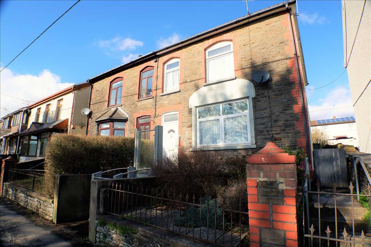 3 bed semidetached house for sale in Gilfach Road, Tonyrefail, Porth