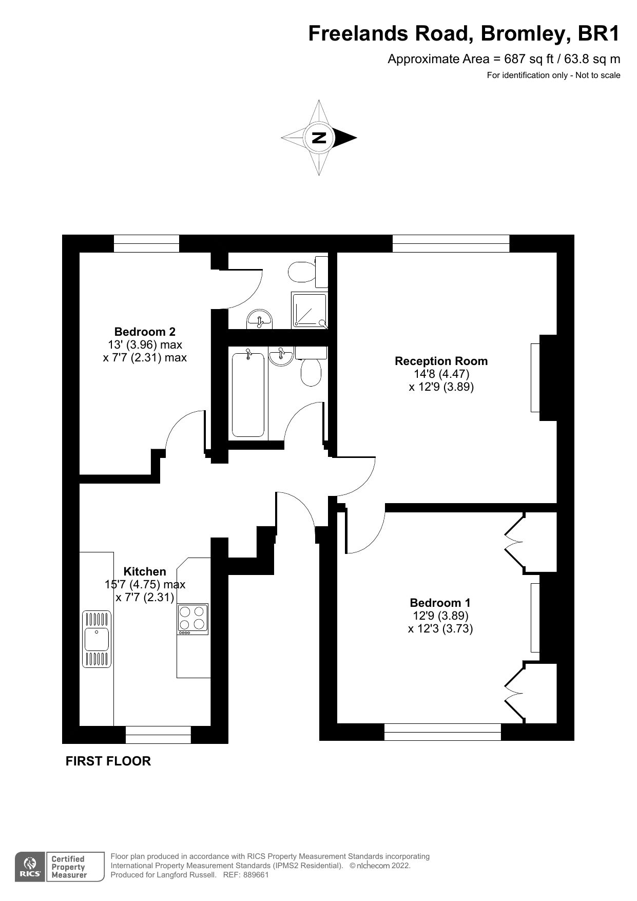2 bed flat for sale in Freelands Road, Bromley BR1 Zoopla