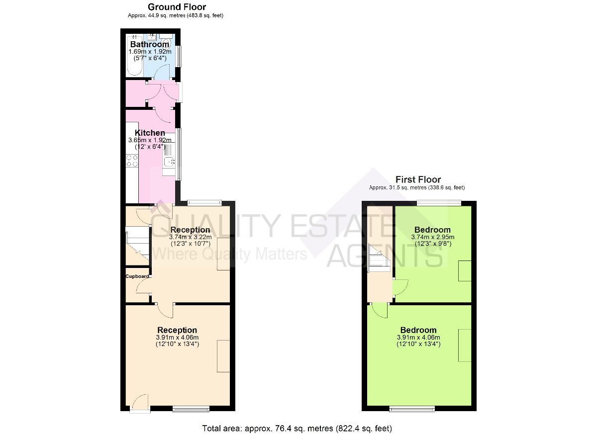 2 bed terraced house for sale in Emberton Street, Wolstanton, Newcastle