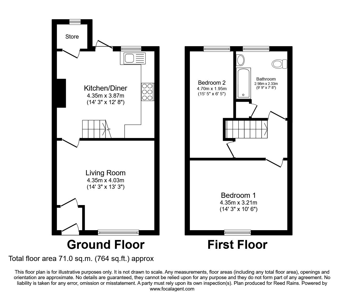 2 bed terraced house to rent in Thicknesse Avenue, Beech Hill, Wigan