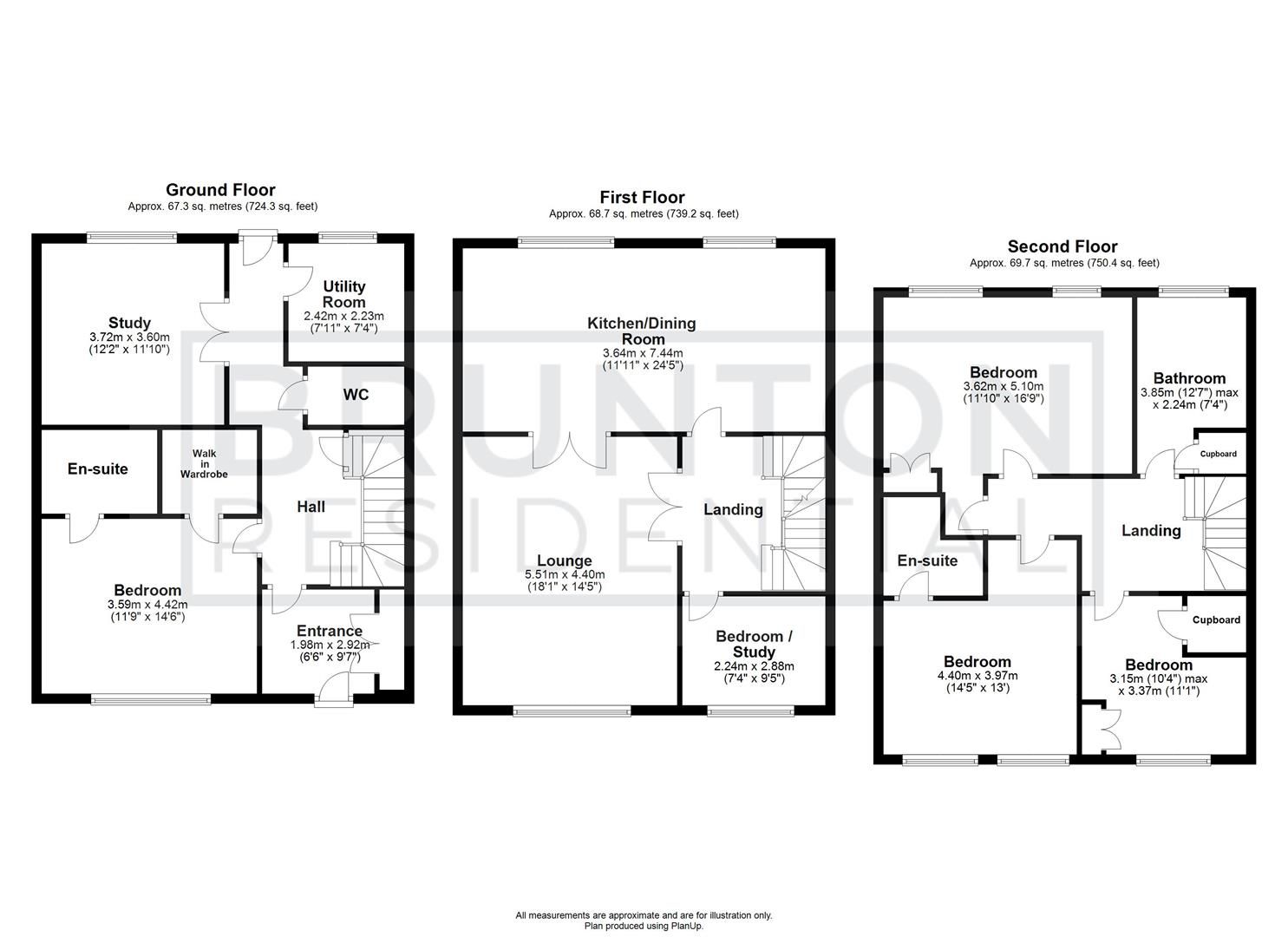 5 bed terraced house to rent in Featherstone Grove, Great Park
