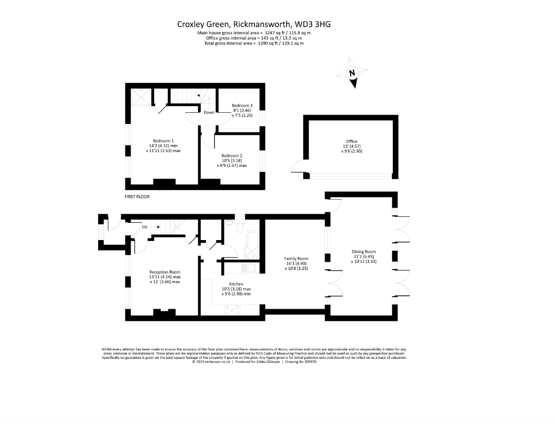 3 bed semidetached house for sale in Springfield Close, Croxley Green
