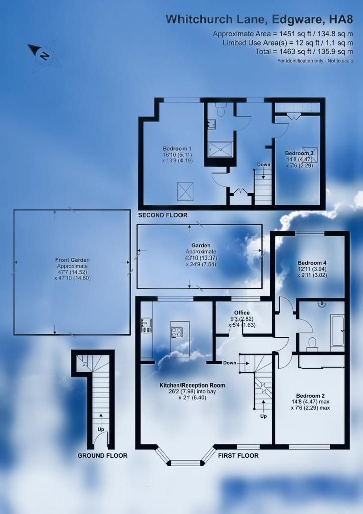 4 bed for sale in Whitchurch Lane, Canons Park, Edgware HA8