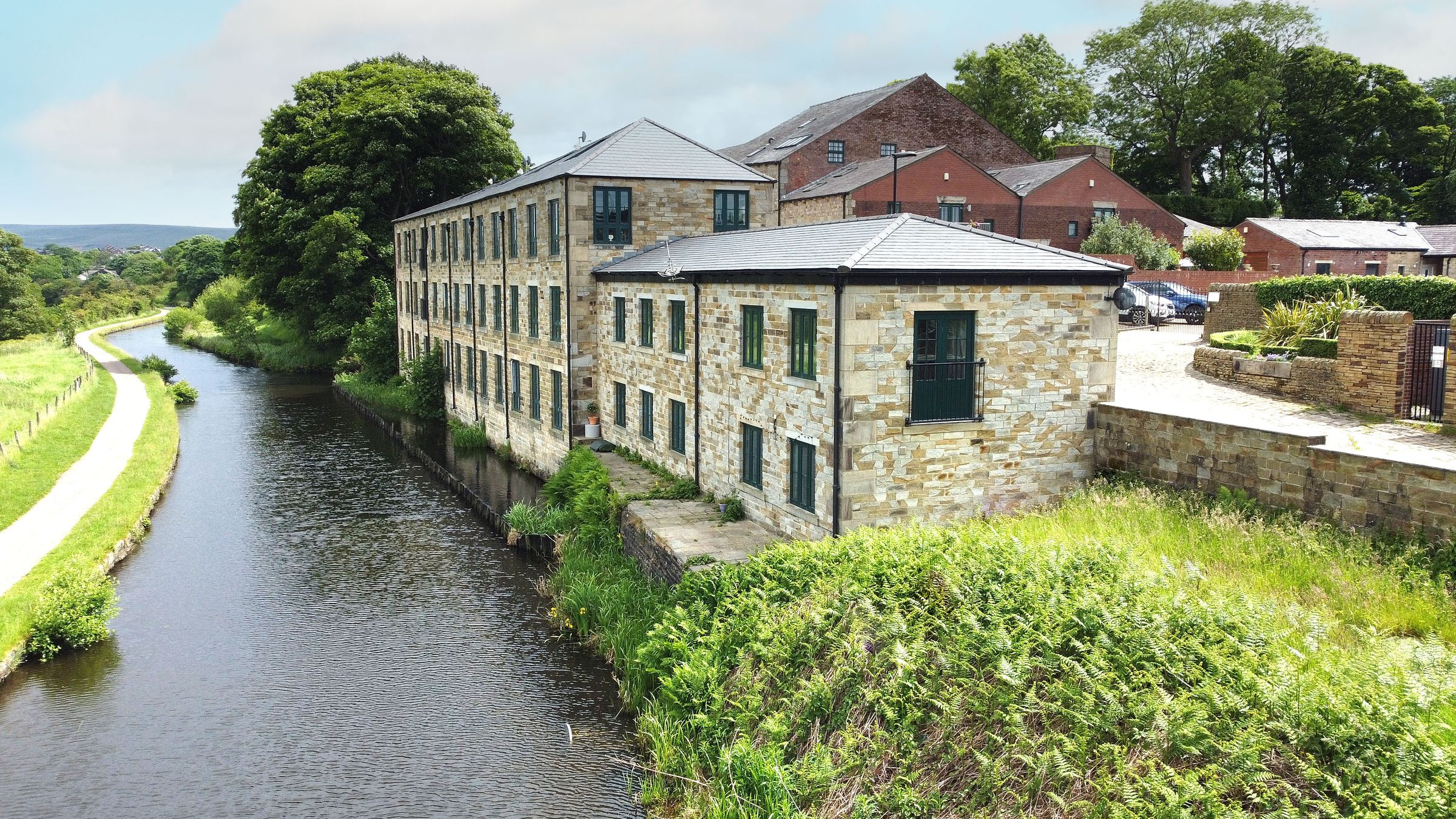 2 bed town house for sale in Canalside Warehouse, Clegg Hall Road