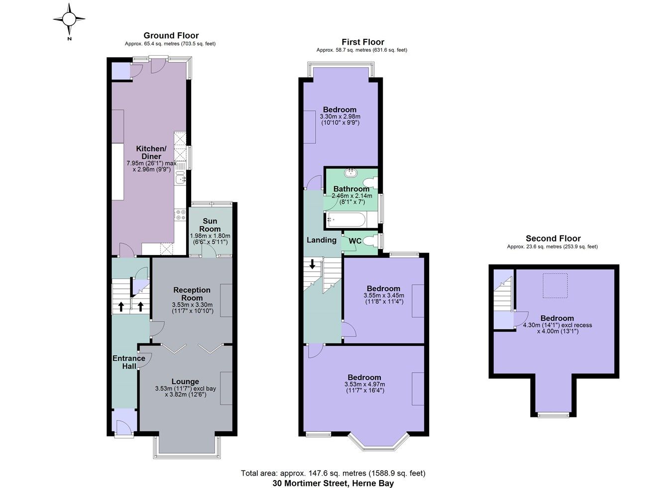 4 bed terraced house for sale in Mortimer Street, Herne Bay CT6 Zoopla
