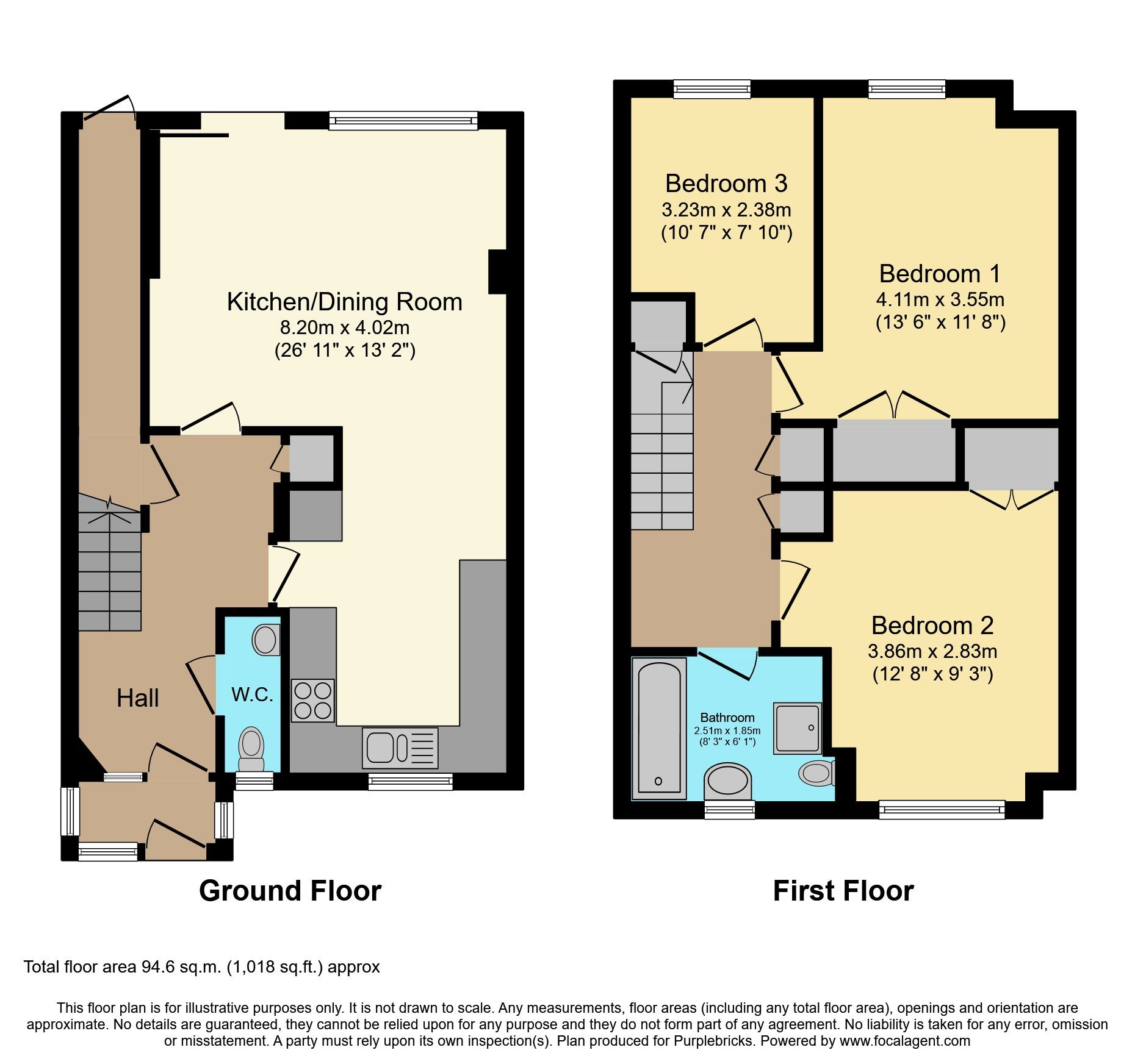 3 bed terraced house for sale in Keats Avenue, Romford RM3 Zoopla