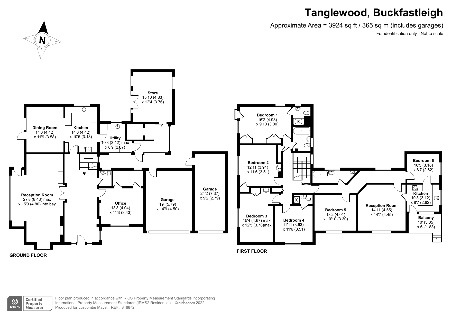 6 bed detached house for sale in Old Totnes Road, Buckfastleigh TQ11