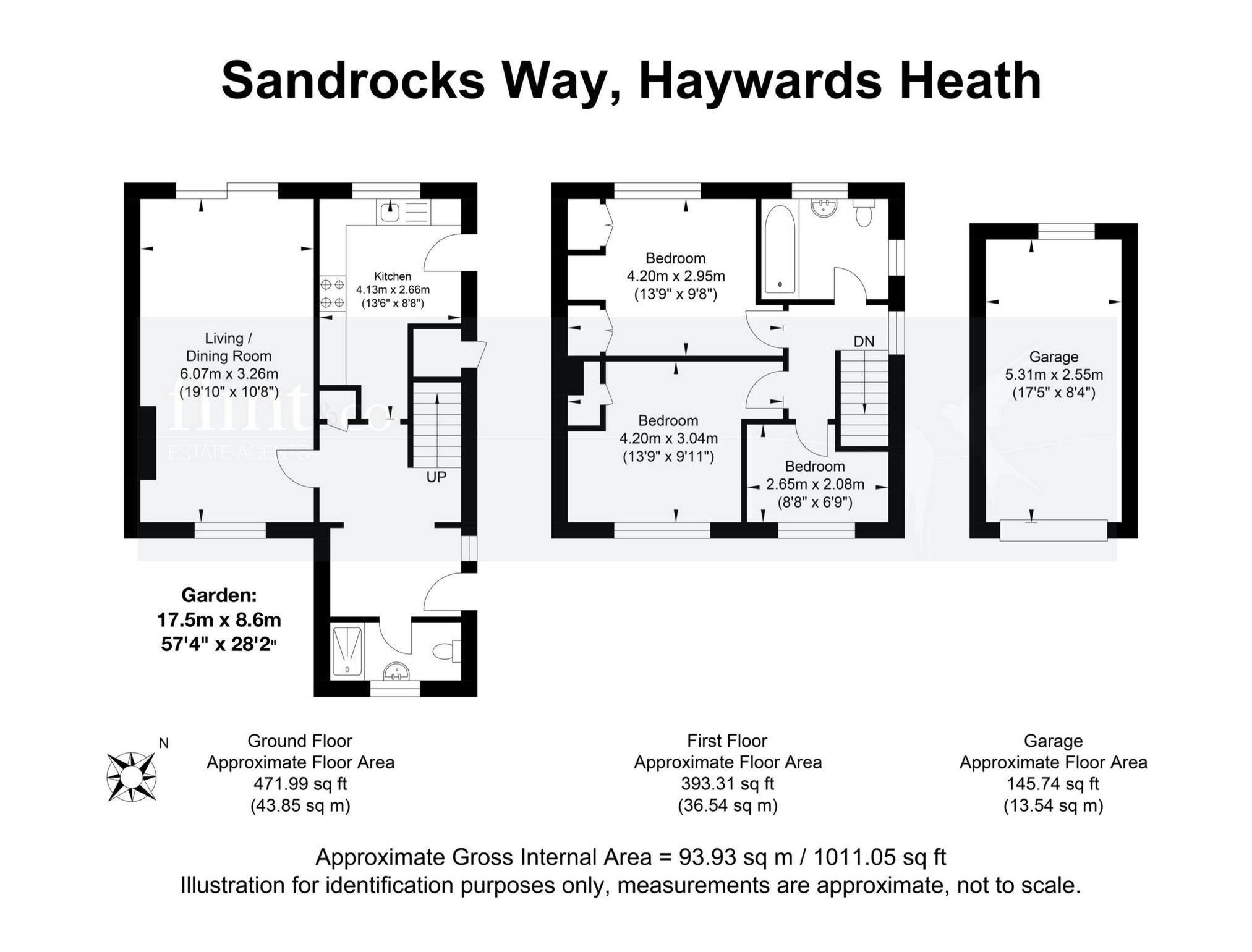 3 bed terraced house for sale in Sandrocks Way, Haywards Heath RH16