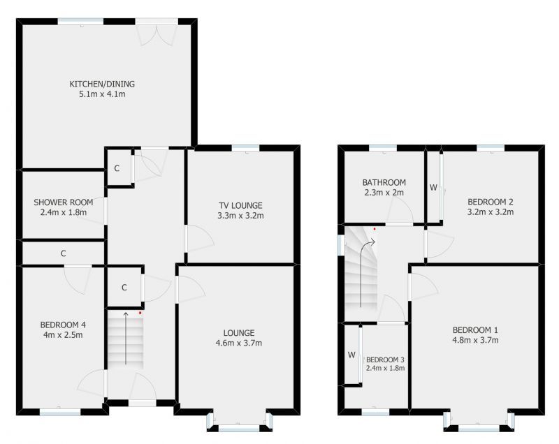 4 bed semidetached house for sale in Kenmure Avenue,