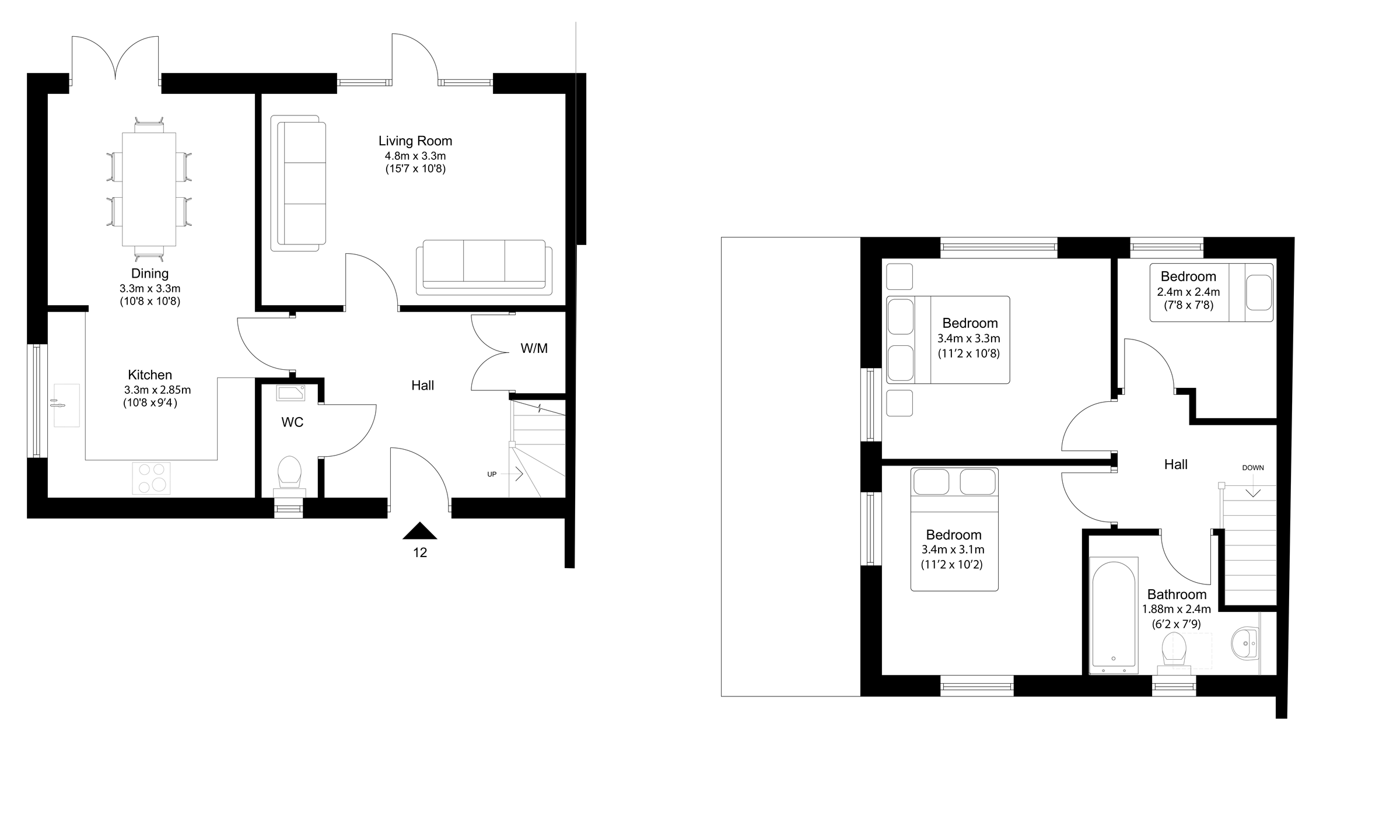 New home, 3 bed semidetached house for sale in Radstock Way, Merstham