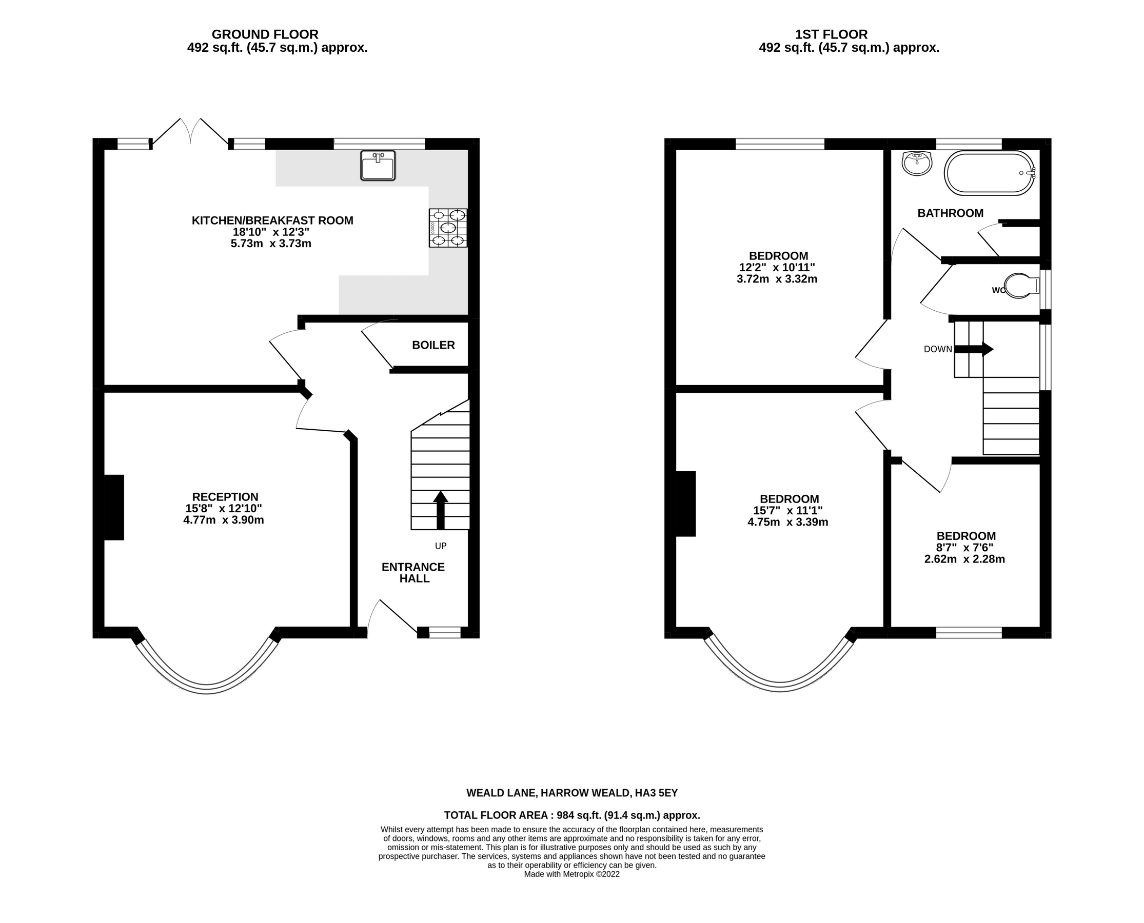 3 bed semidetached house for sale in Weald Lane, Harrow Weald, Harrow